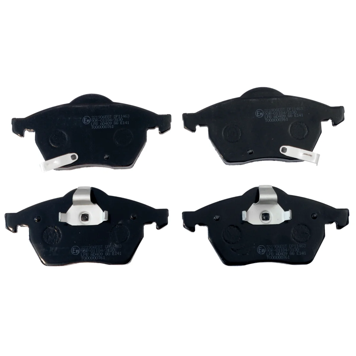 Bromsbeläggssats, Framaxel