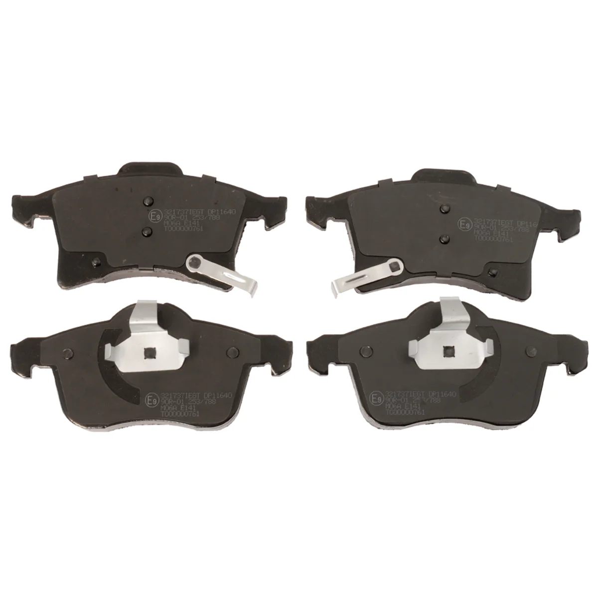 Bromsbeläggssats, Framaxel