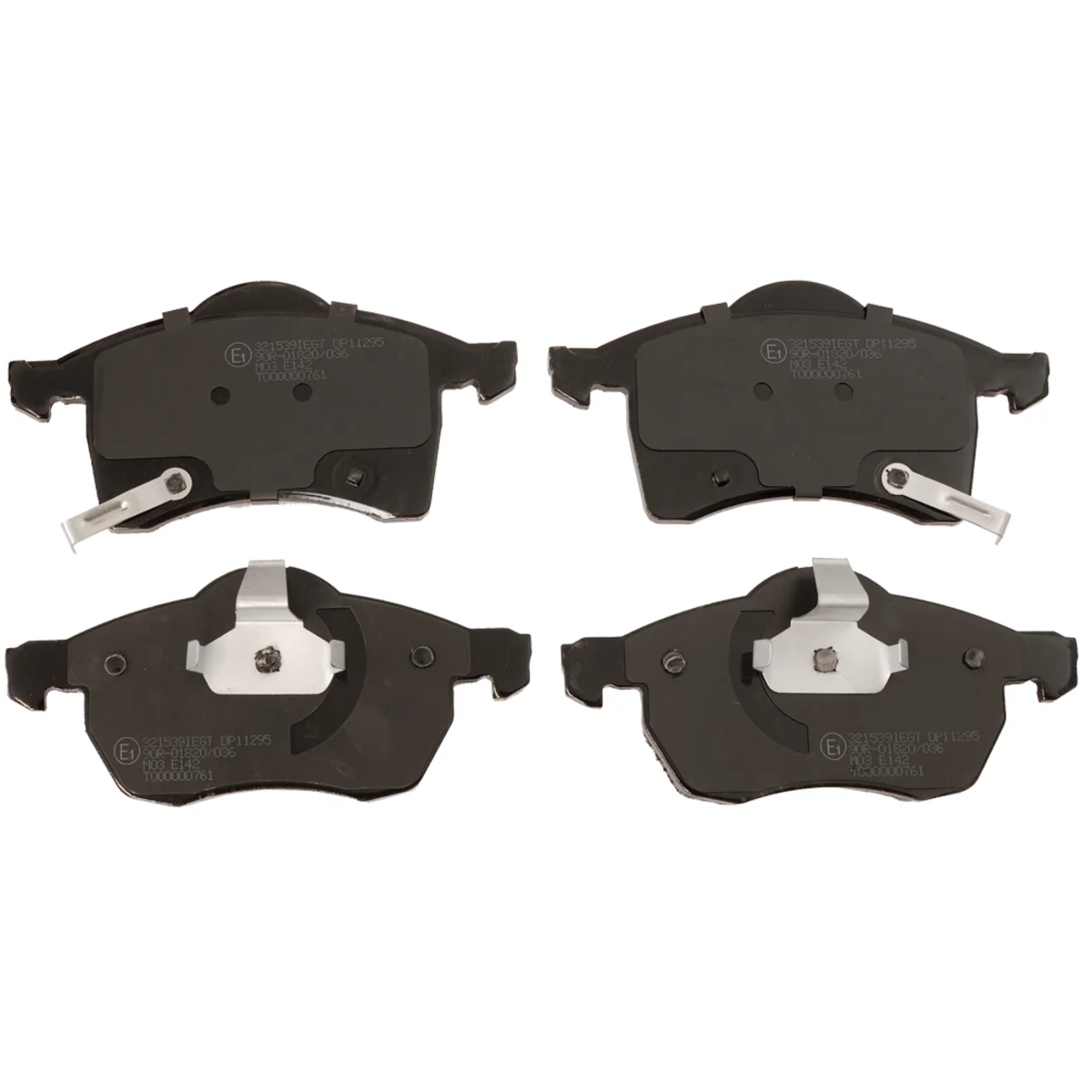 Bromsbeläggssats, Framaxel