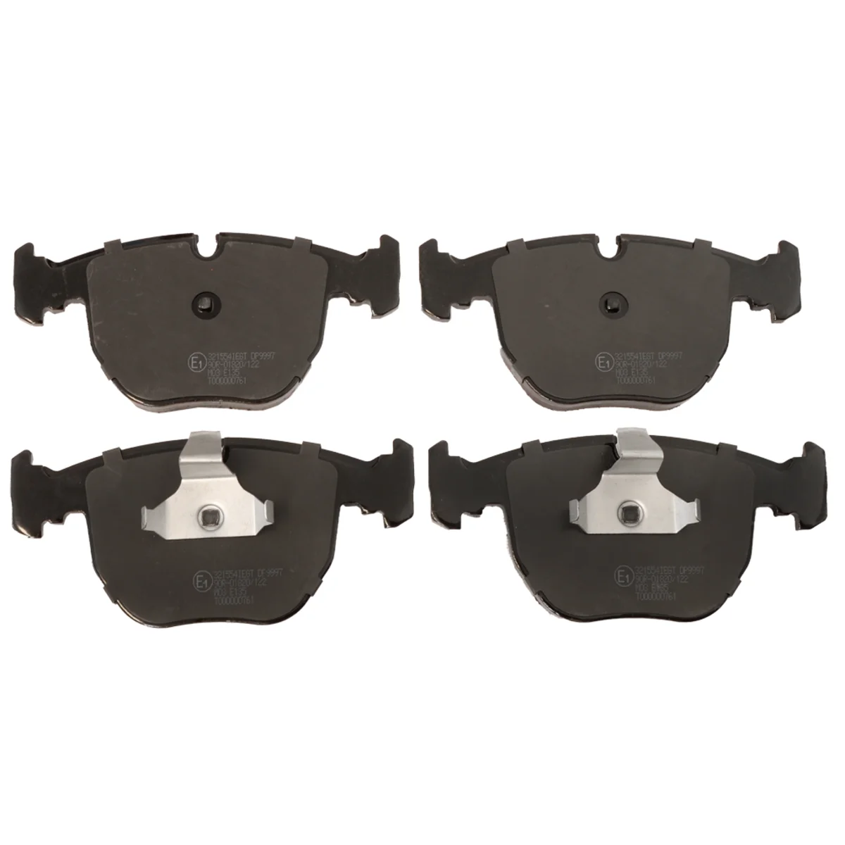 Bromsbeläggssats, Framaxel