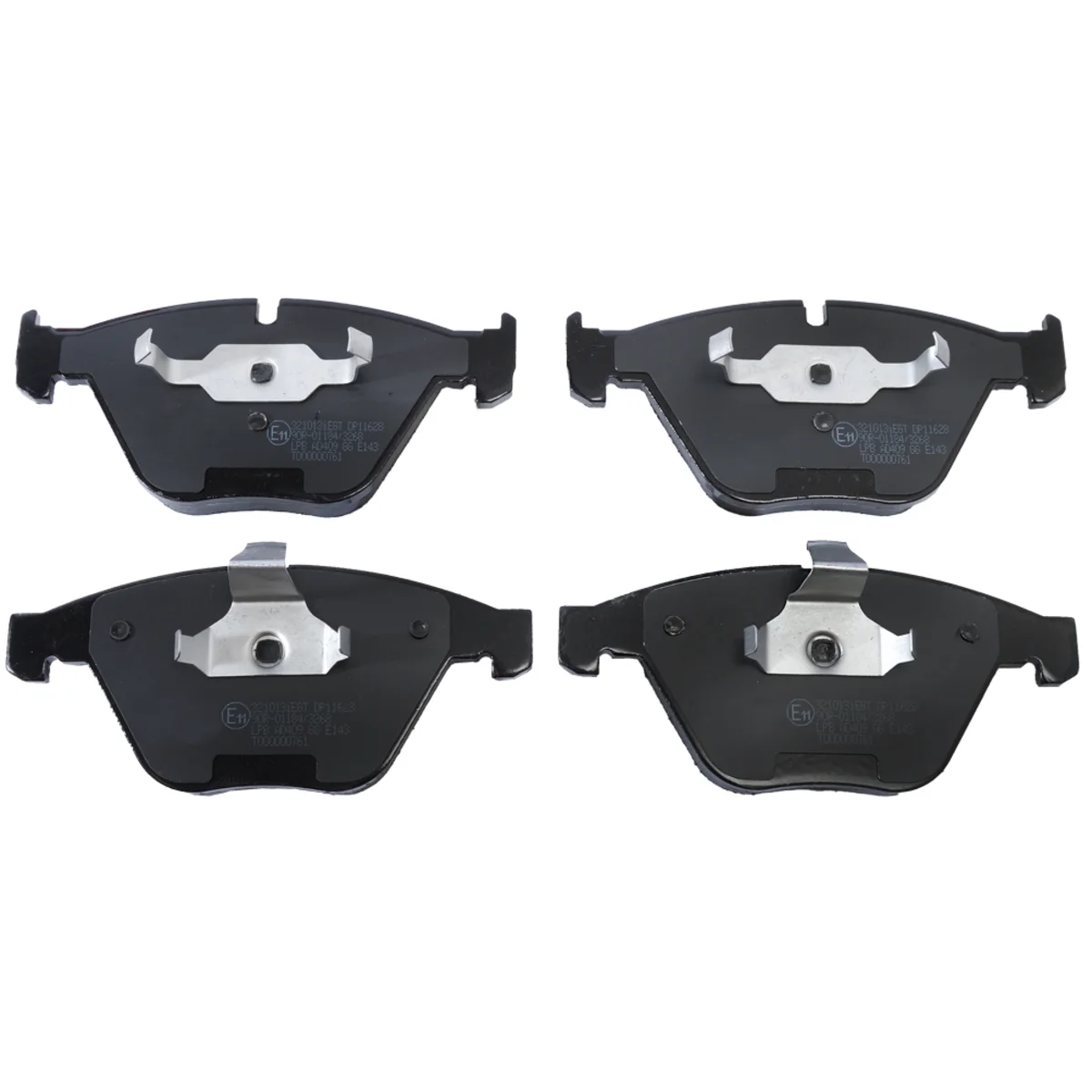 Bromsbeläggssats, Framaxel