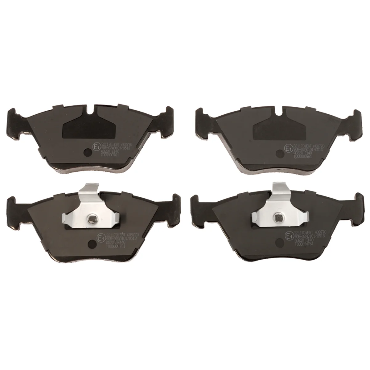 Bromsbeläggssats, Framaxel