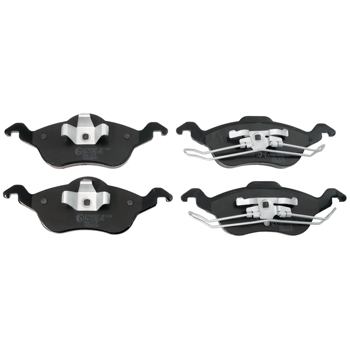 Bromsbeläggssats, Framaxel