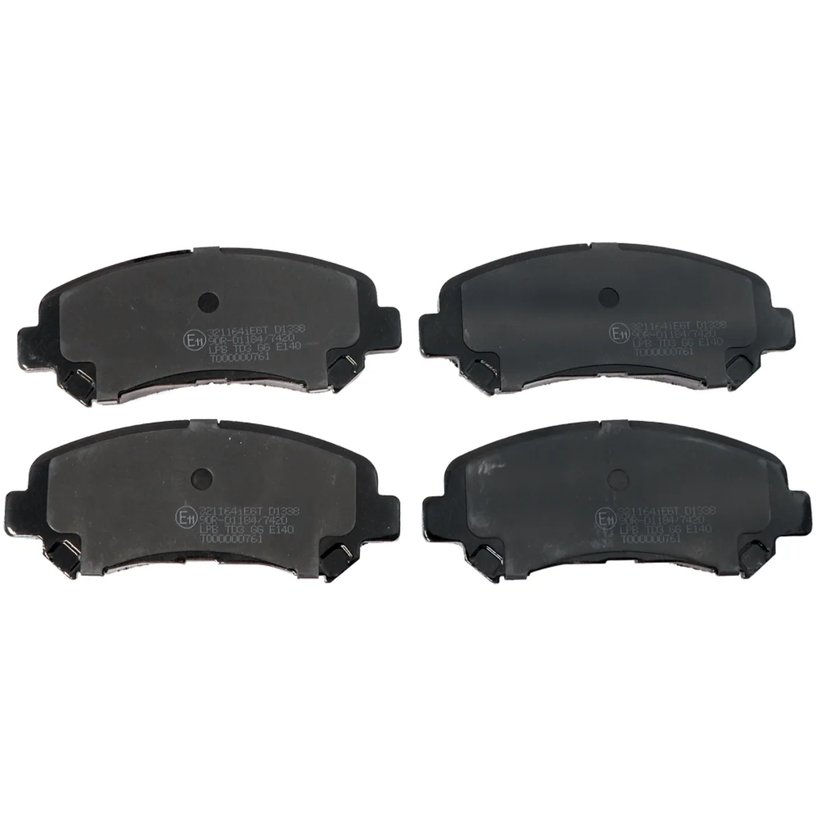 Bromsbeläggssats, Framaxel