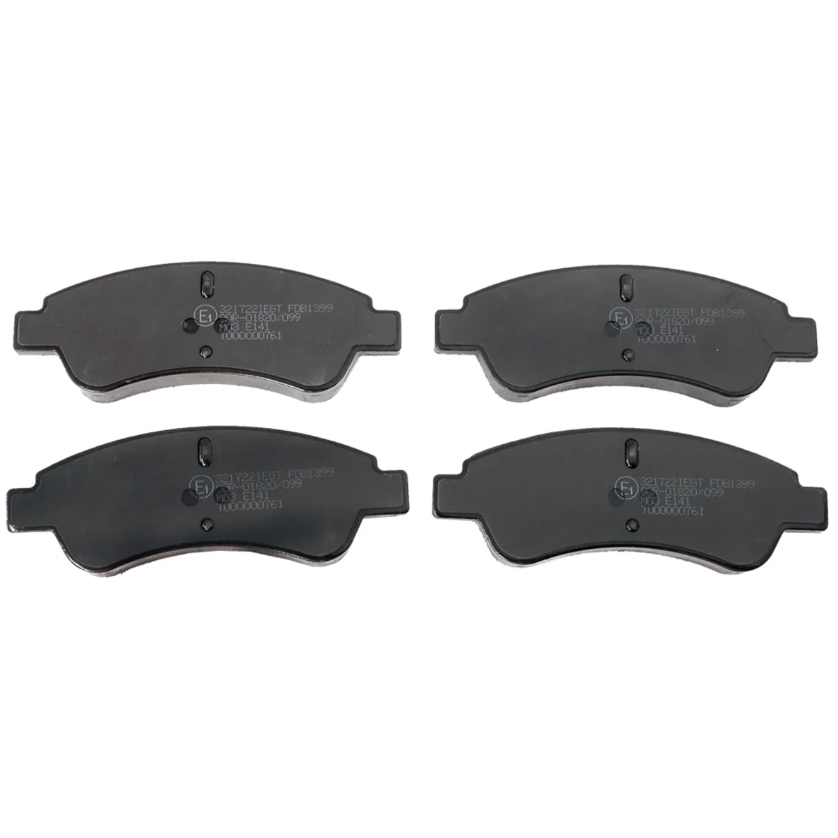 Bromsbeläggssats, Framaxel