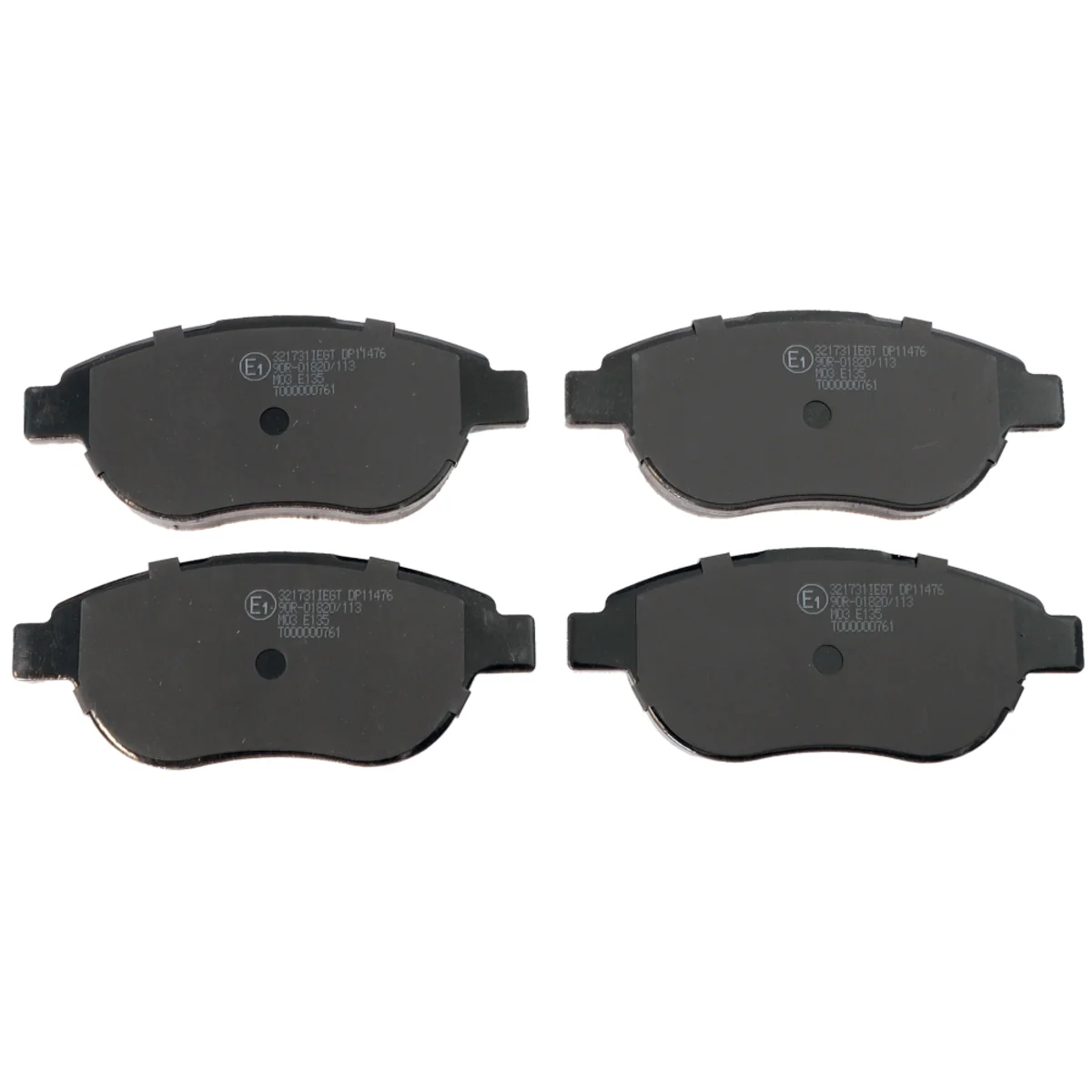 Bromsbeläggssats, Framaxel