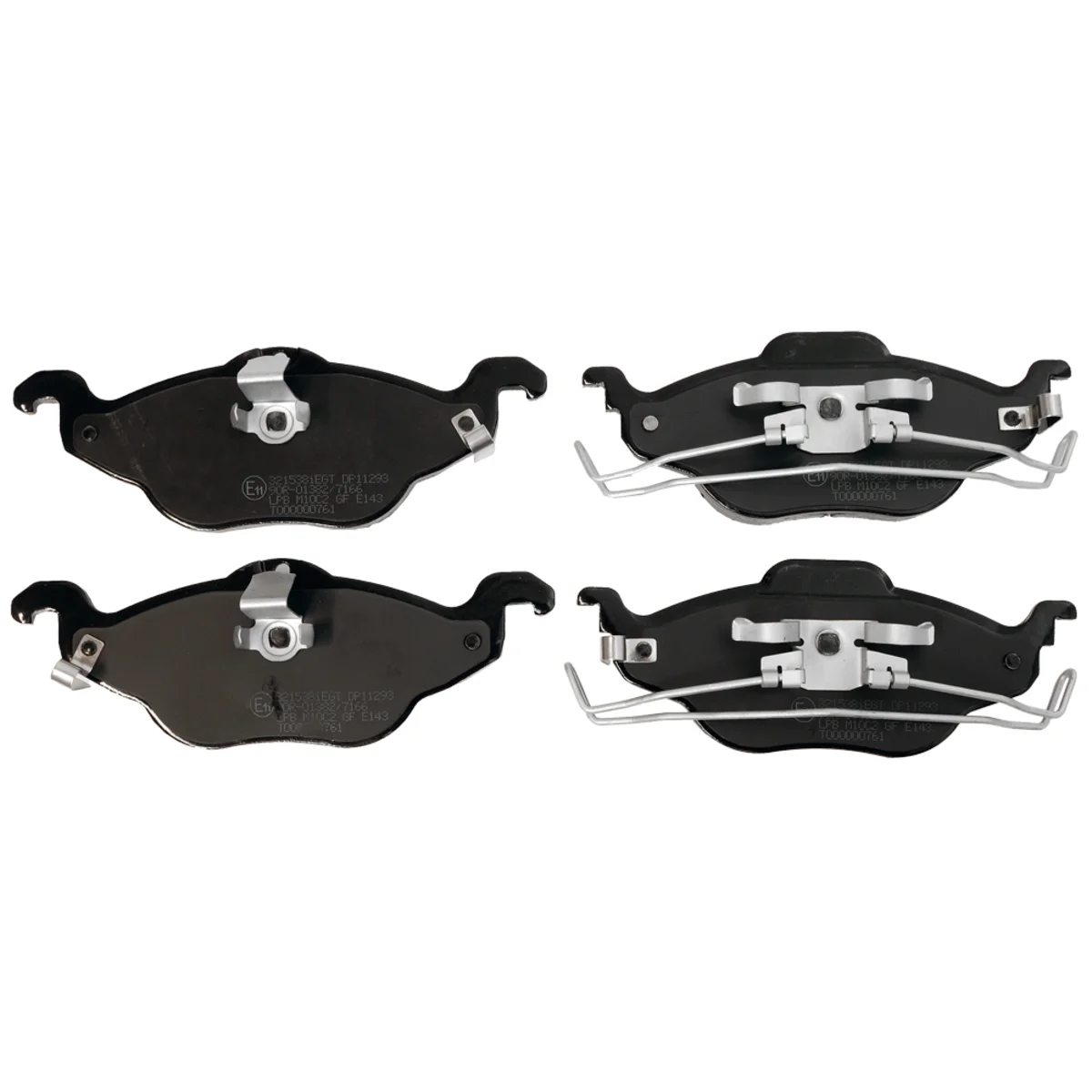 Bromsbeläggssats, Framaxel