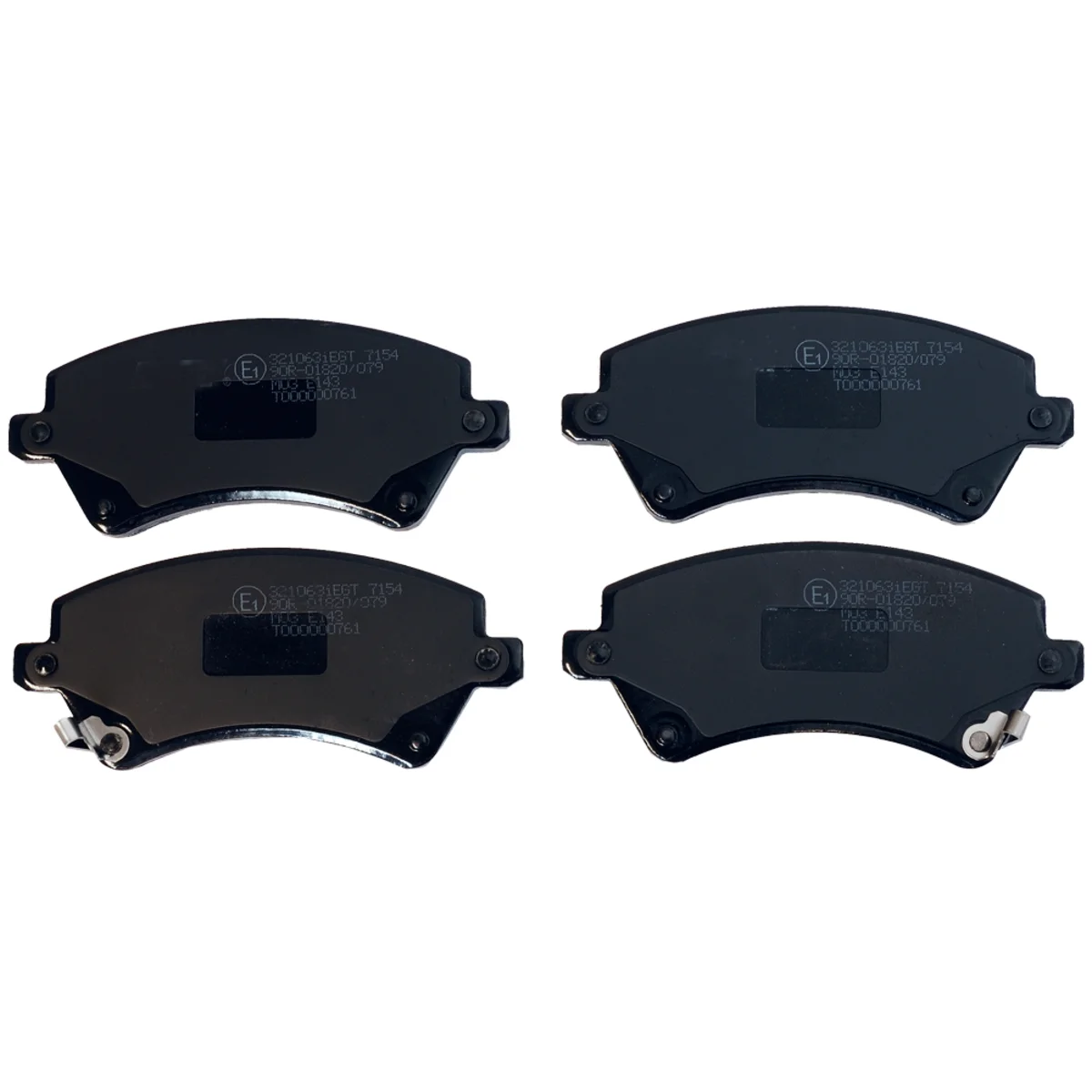 Bromsbeläggssats, Framaxel