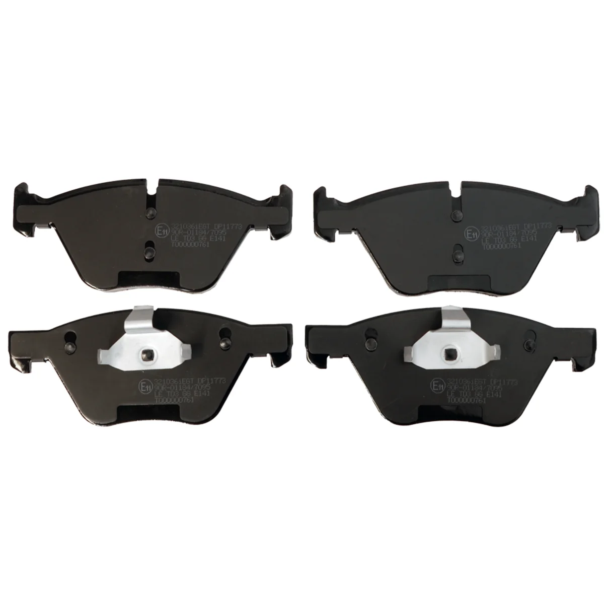 Bromsbeläggssats, Framaxel