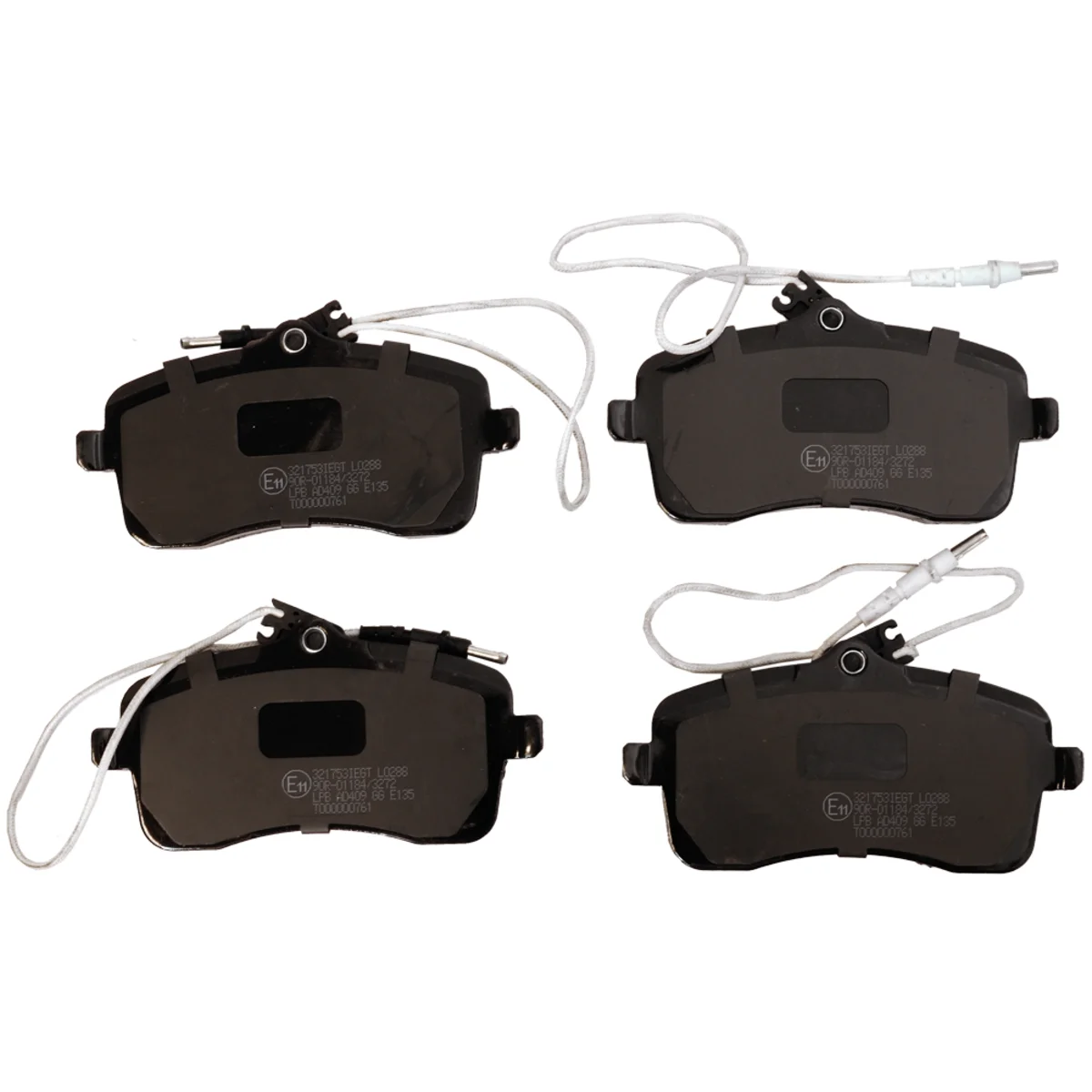 Bromsbeläggssats, Framaxel