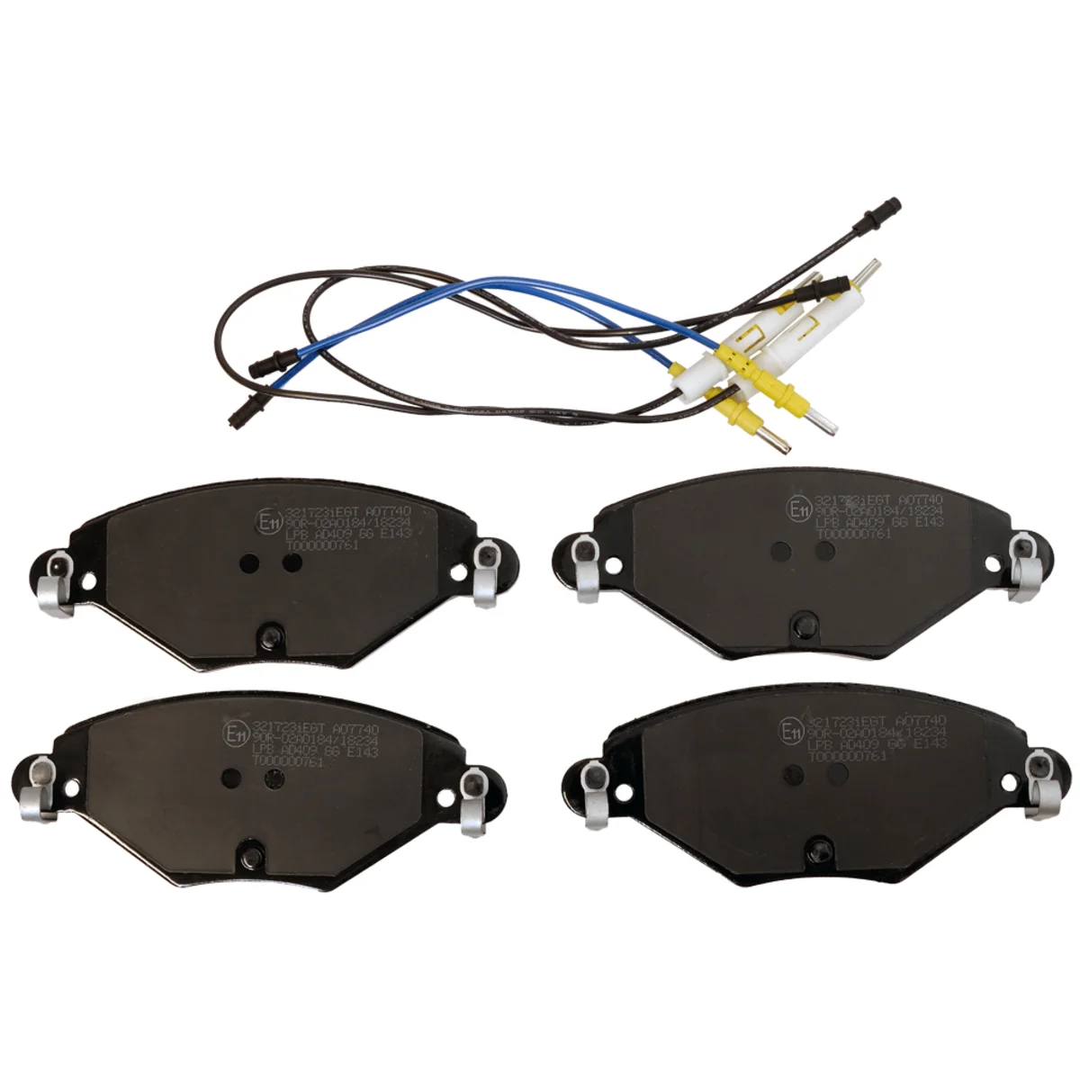 Bromsbeläggssats, Framaxel