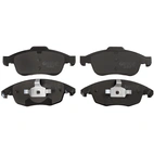 Bromsbeläggssats, Framaxel