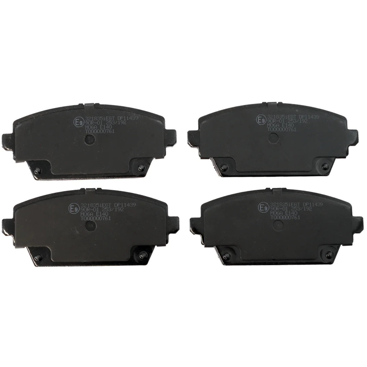 Bromsbeläggssats, Framaxel