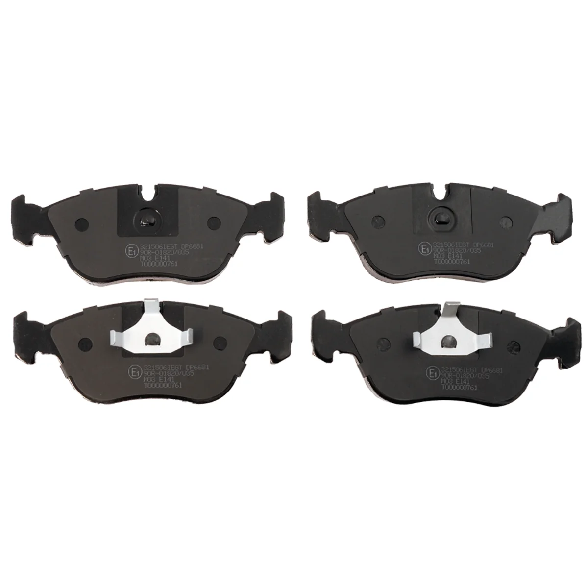 Bromsbeläggssats, Framaxel