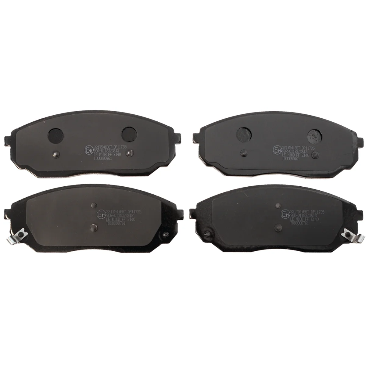 Bromsbeläggssats, Framaxel