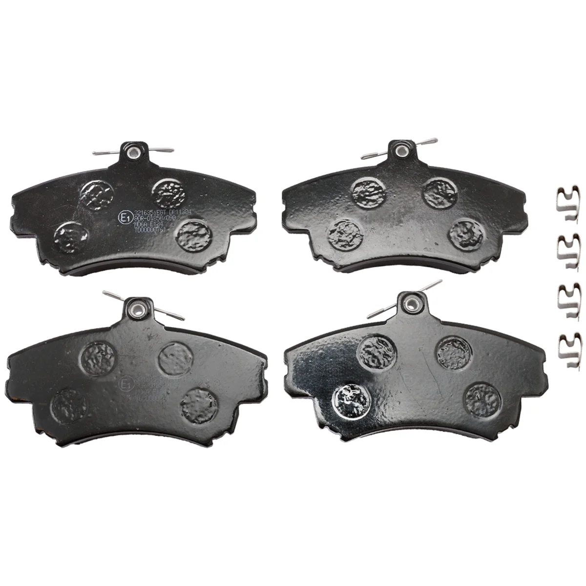 Bromsbeläggssats, Framaxel