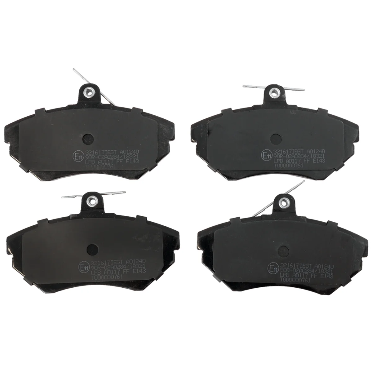 Bromsbeläggssats, Framaxel