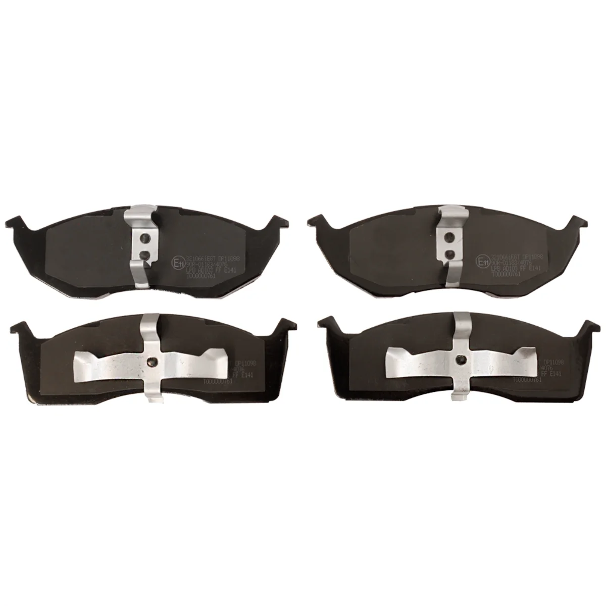 Bromsbeläggssats, Framaxel