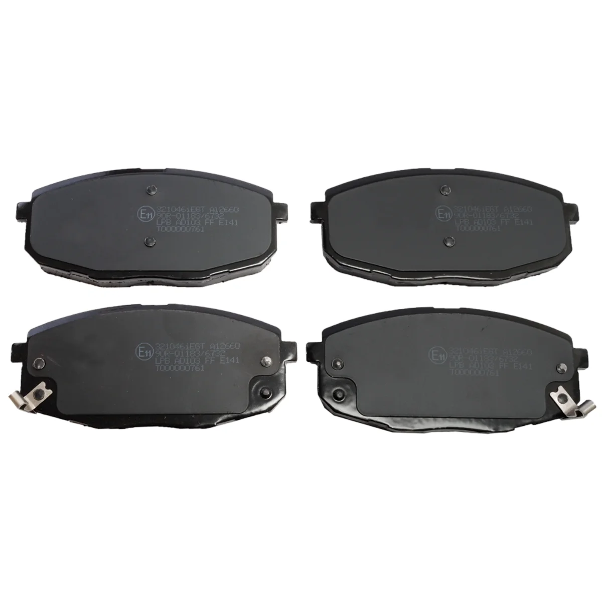 Bromsbeläggssats, Framaxel