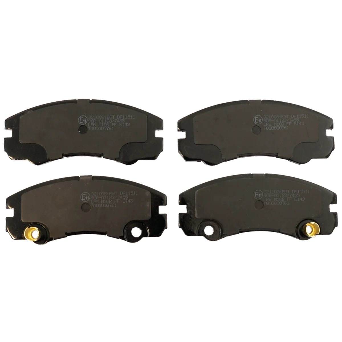 Bromsbeläggssats, Framaxel