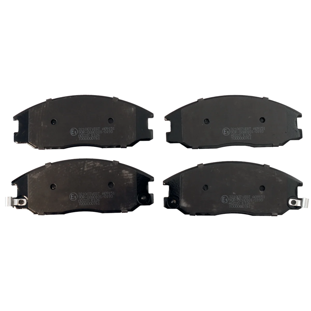 Bromsbeläggssats, Framaxel