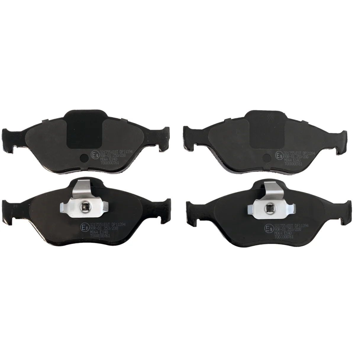 Bromsbeläggssats, Framaxel