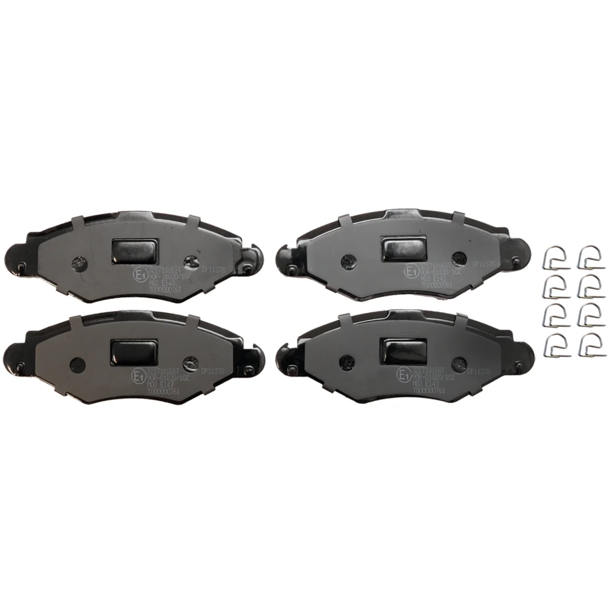 Bromsbeläggssats, Framaxel