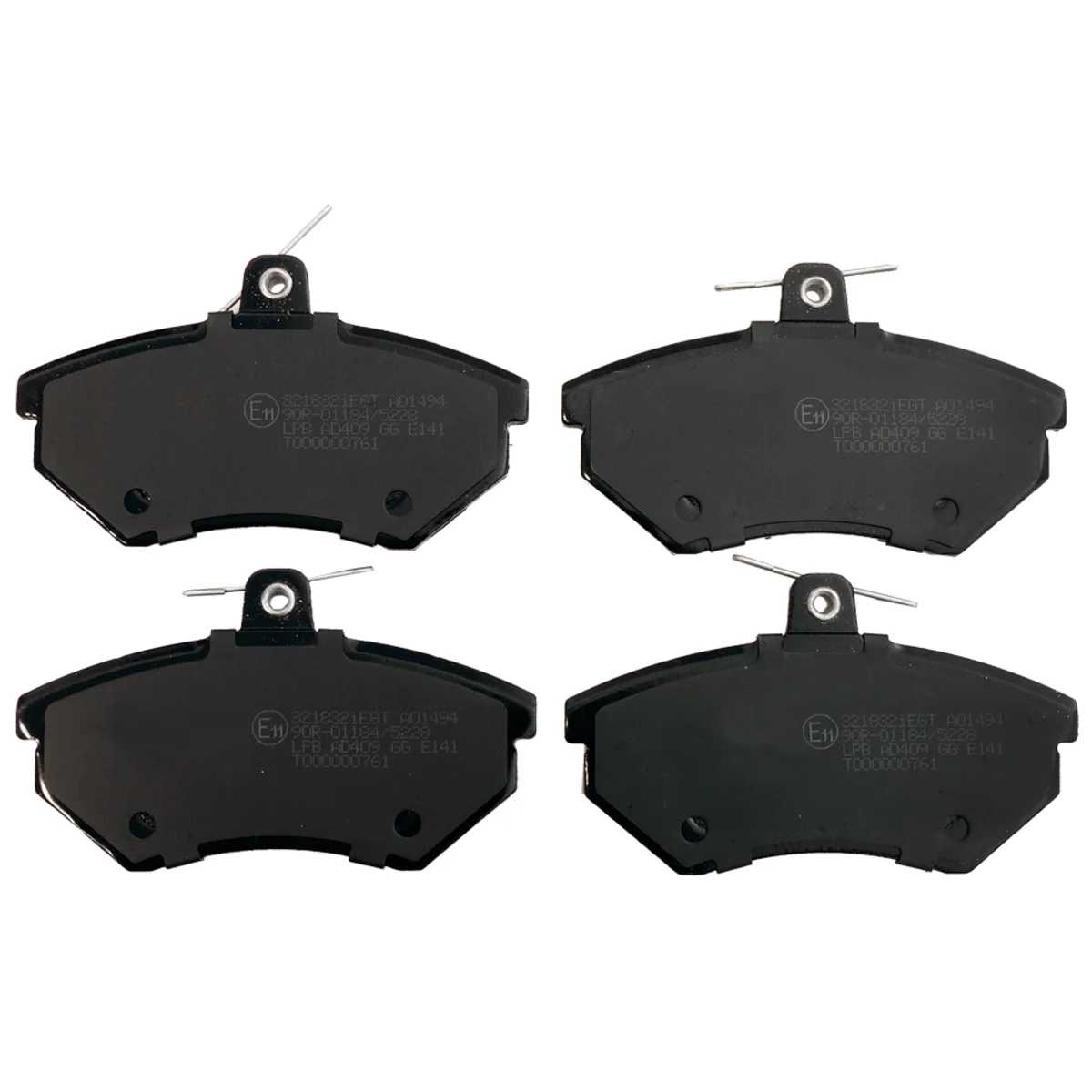 Bromsbeläggssats, Framaxel