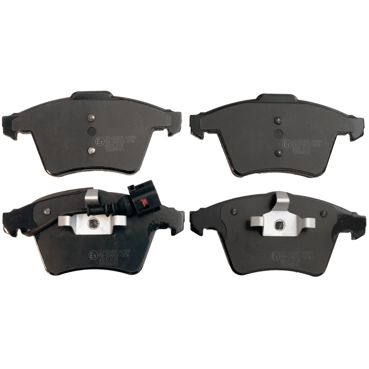 Bromsbeläggssats, Framaxel