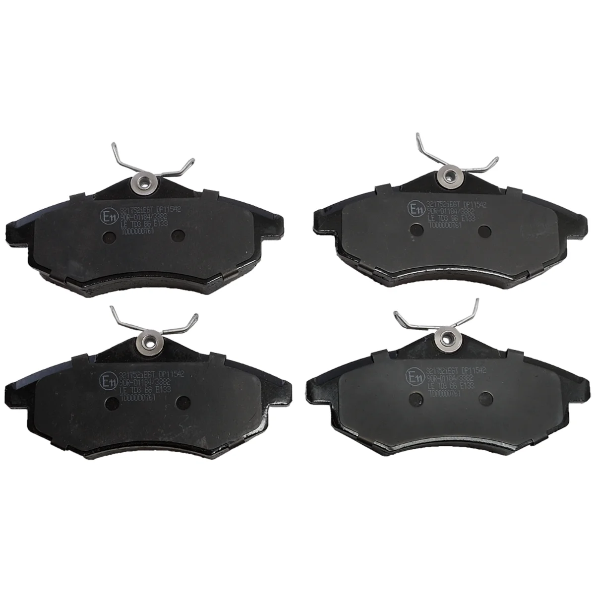 Bromsbeläggssats, Framaxel