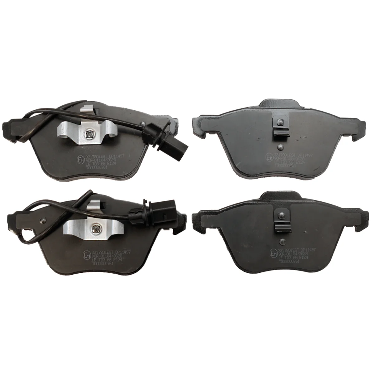 Bromsbeläggssats, Framaxel