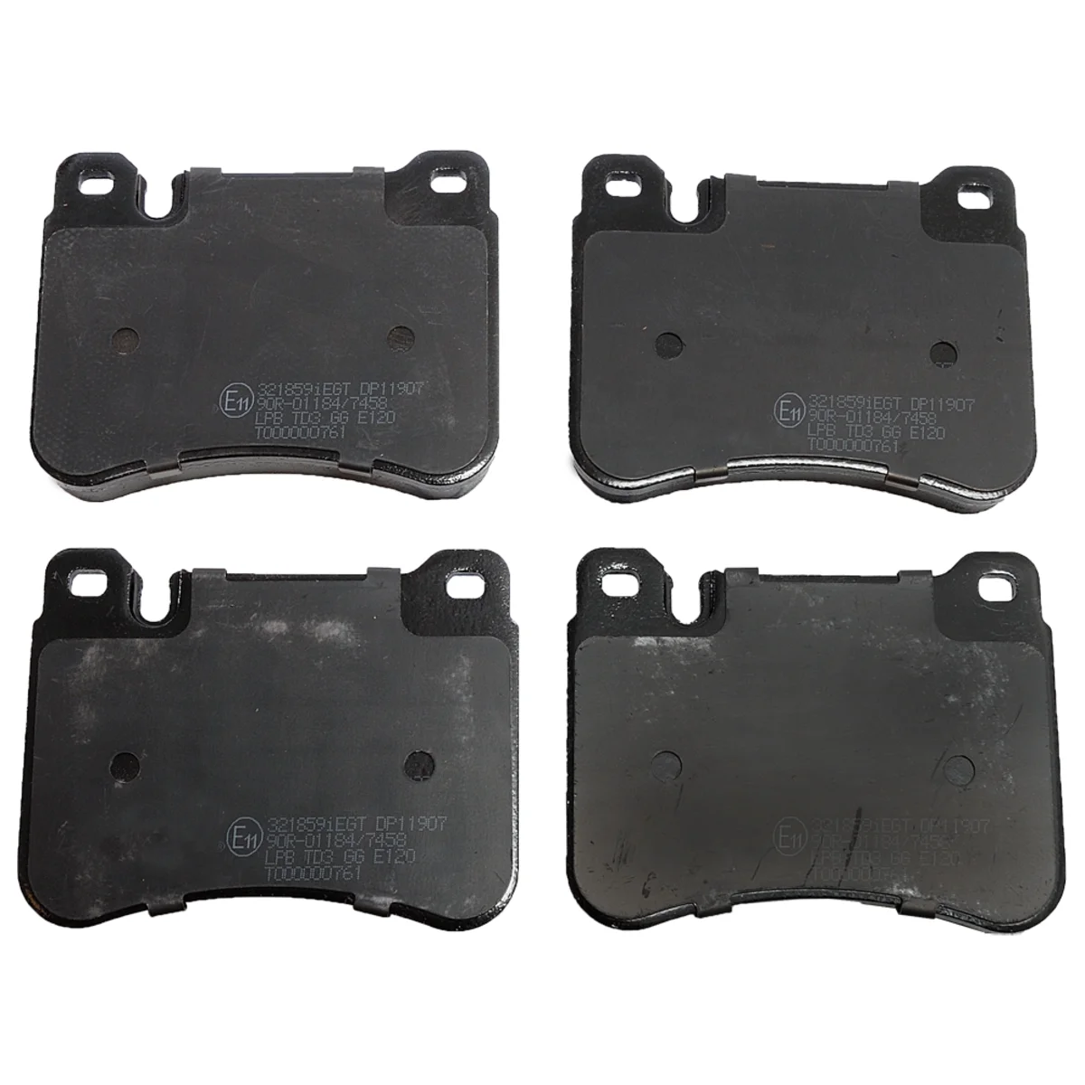 Bromsbeläggssats, Framaxel