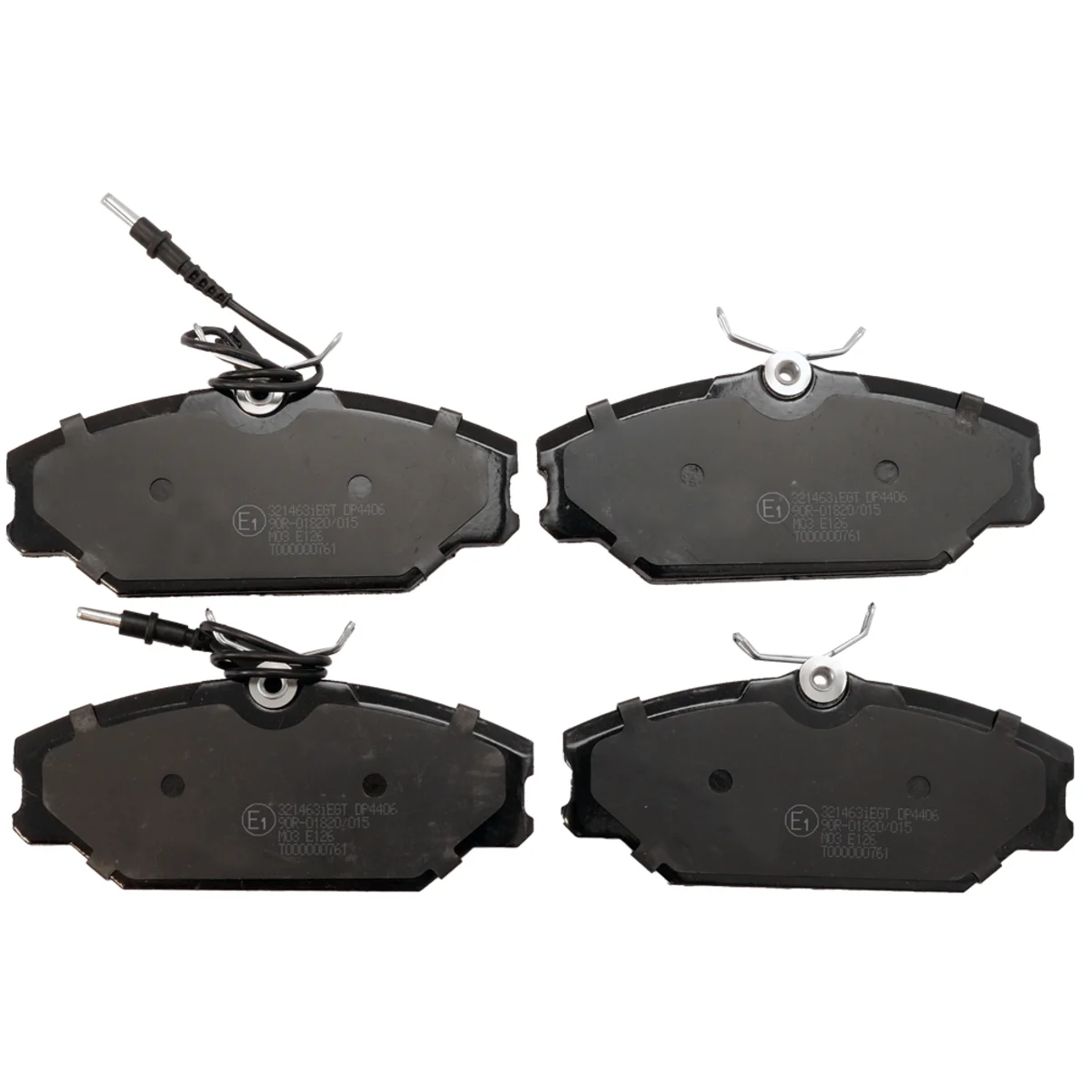 Bromsbeläggssats, Framaxel