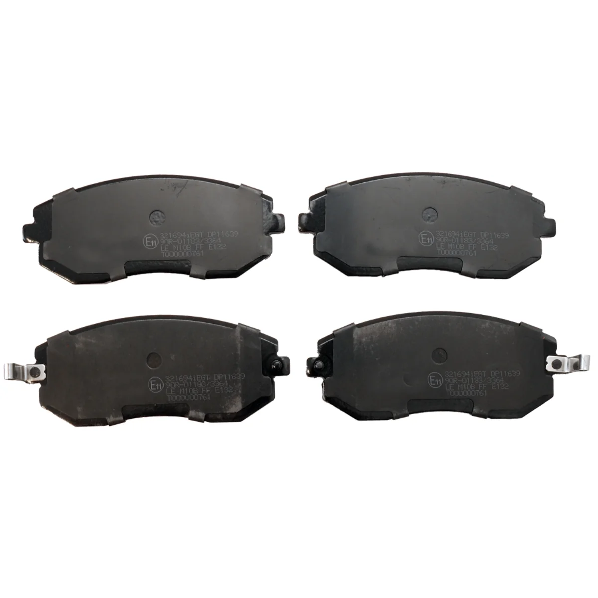 Bromsbeläggssats, Framaxel