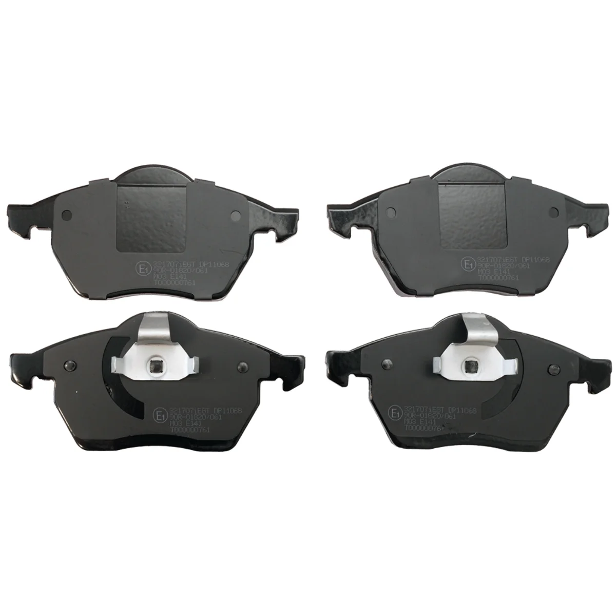 Bromsbeläggssats, Framaxel