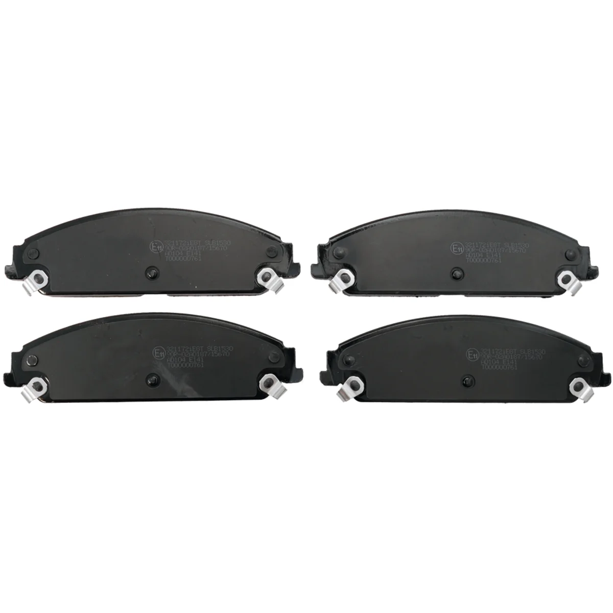 Bromsbeläggssats, Framaxel