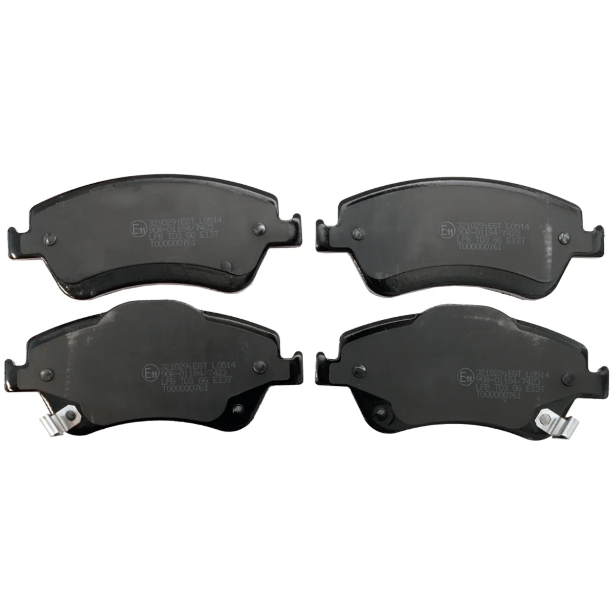 Bromsbeläggssats, Framaxel