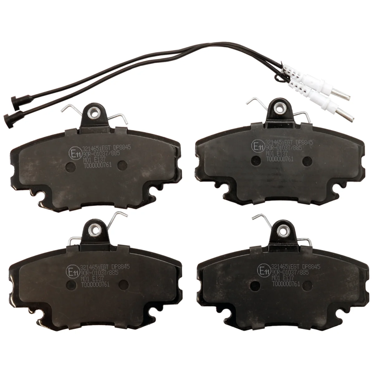 Bromsbeläggssats, Framaxel