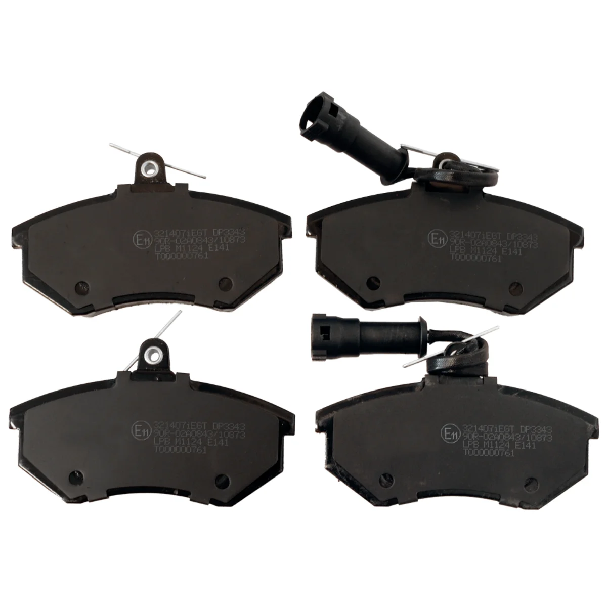 Bromsbeläggssats, Framaxel