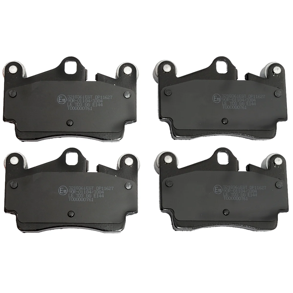 Bromsbeläggssats, Bakaxel