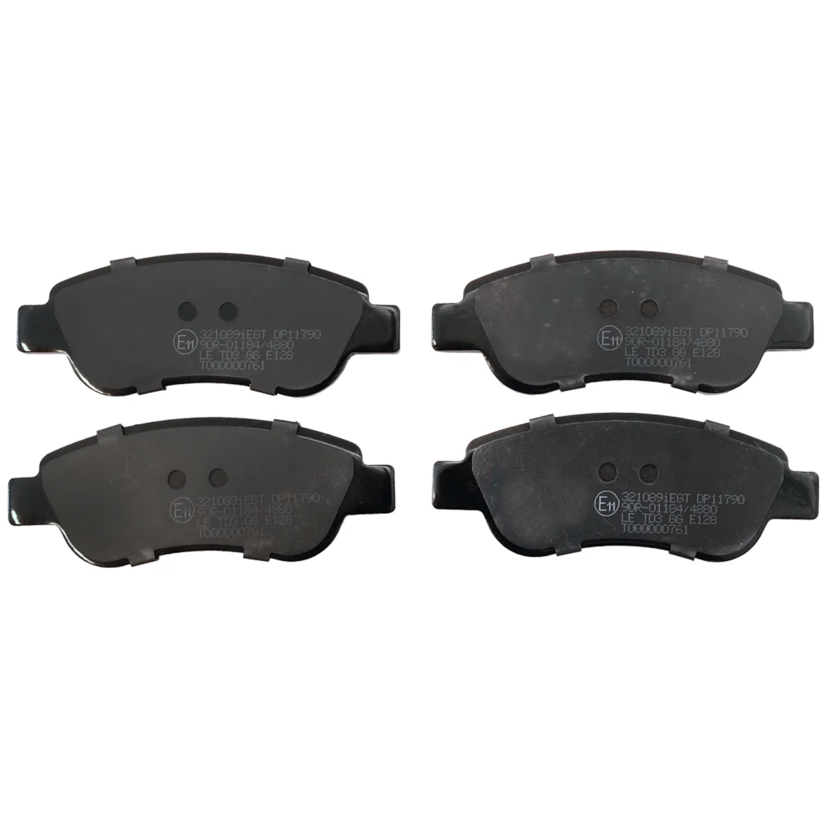 Bromsbeläggssats, Framaxel