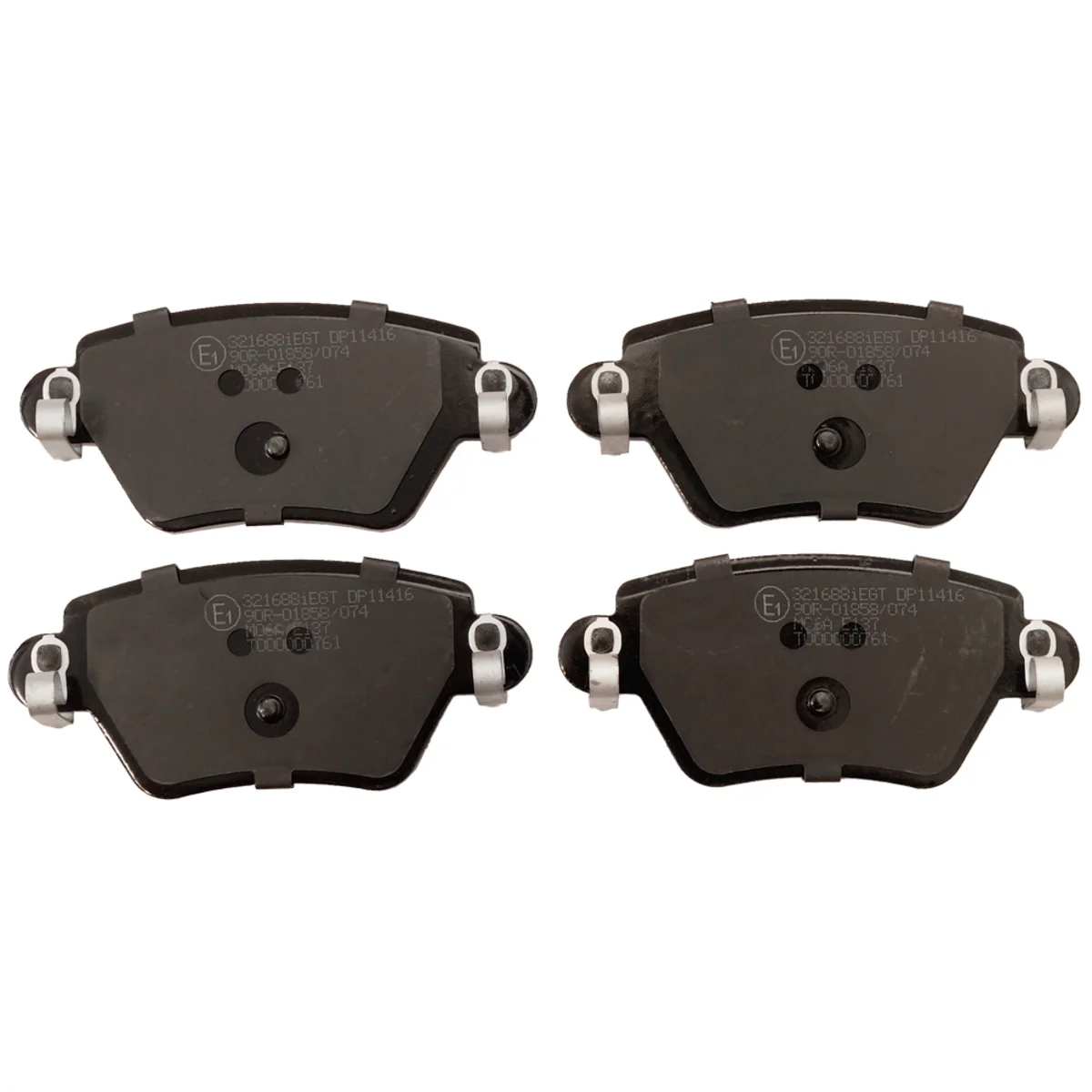 Bromsbeläggssats, Bakaxel