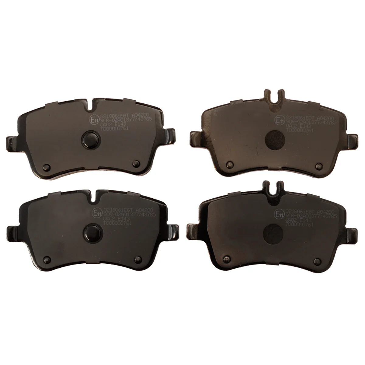 Bromsbeläggssats, Framaxel