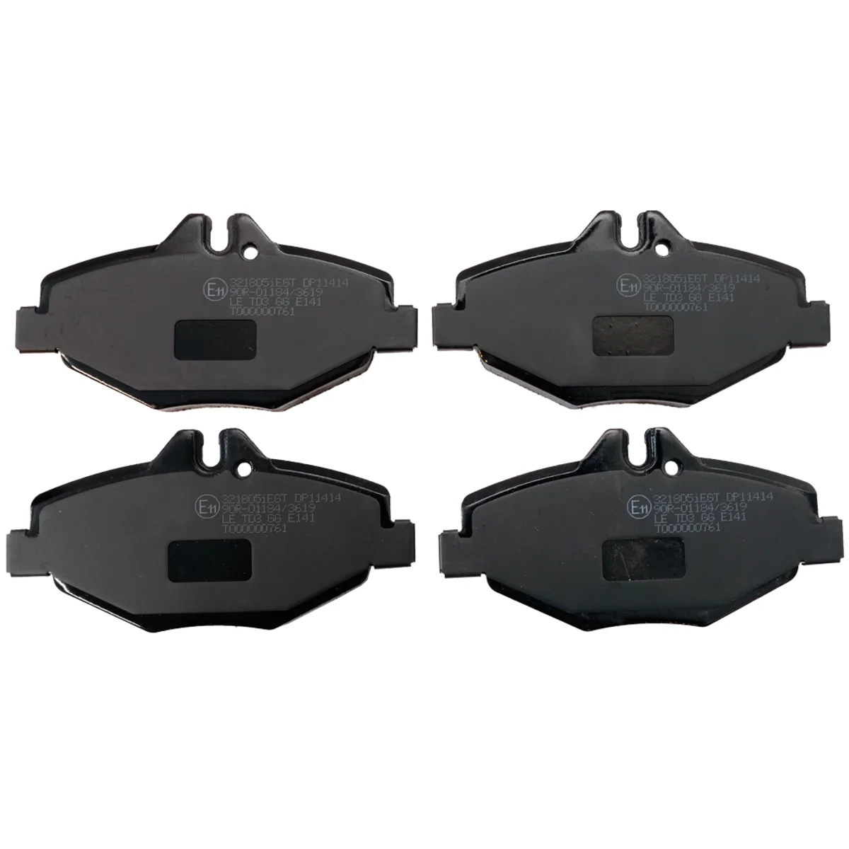 Bromsbeläggssats, Framaxel