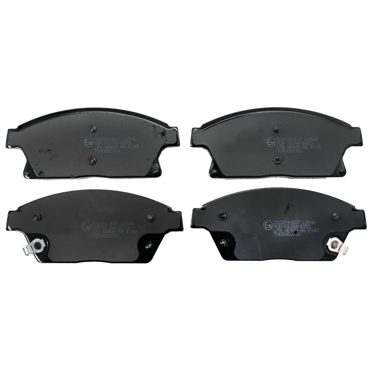 Bromsbeläggssats, Framaxel