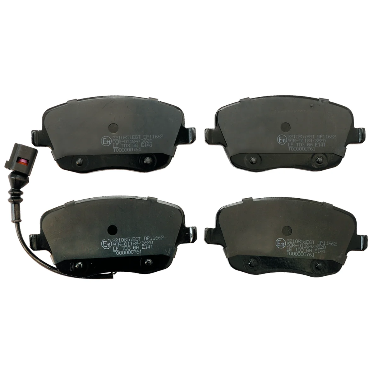 Bromsbeläggssats, Framaxel