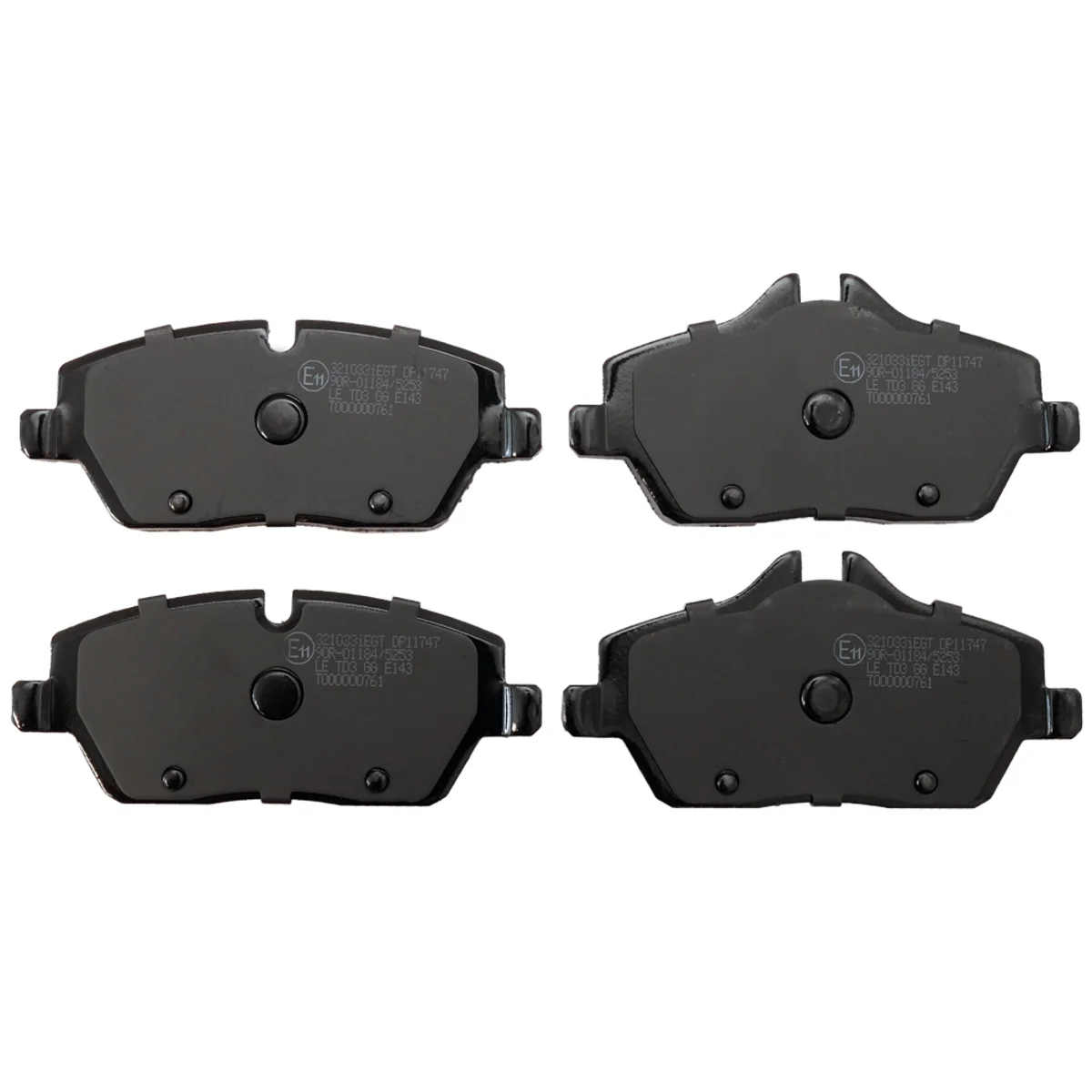 Bromsbeläggssats, Framaxel