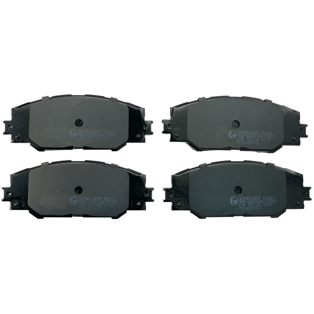 Bromsbeläggssats, Framaxel