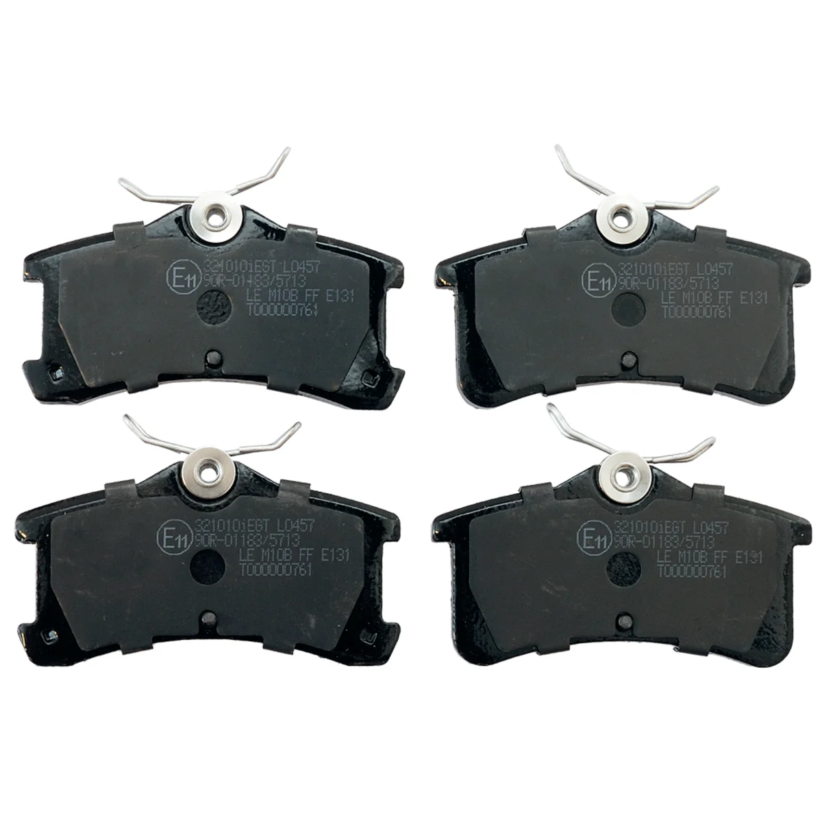 Bromsbeläggssats, Bakaxel