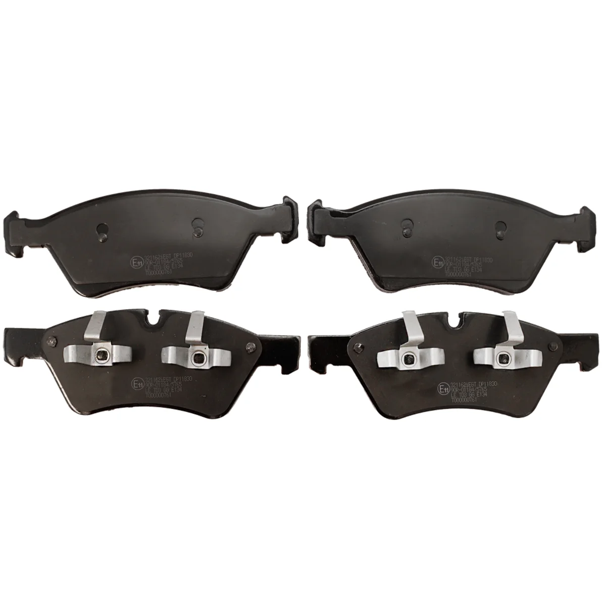 Bromsbeläggssats, Framaxel